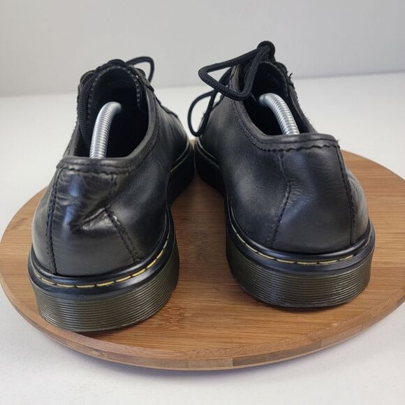 Doc Dr Martens Black Leather Shoes Mens Shoe Size 12 Farrell Lace Up - Picture 2 of 13